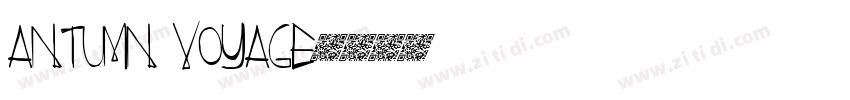 ANTUMN VOYAGE字体转换